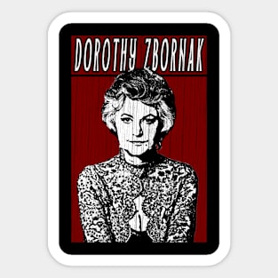 Vintage Retro Dorothy Zbornak Sticker